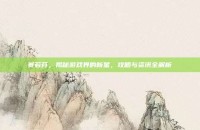 赛若芬，揭秘游戏界的新星，攻略与资讯全解析