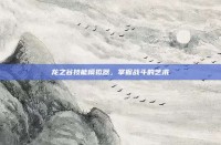 龙之谷技能模拟器，掌握战斗的艺术