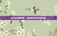 龙之谷彗星摆尾，揭秘游戏中的终极技能