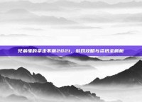 兄弟懂的拿走不谢2021，游戏攻略与资讯全解析