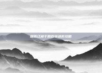 烟雨江湖千回百转进阶攻略