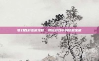 梦幻西游密道攻略，揭秘游戏中的隐藏宝藏