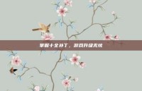 掌握十全补丁，游戏升级无忧