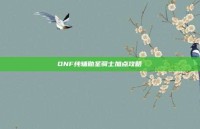 DNF纯辅助圣骑士加点攻略