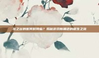 龙之谷刺客何时降临？揭秘游戏新角色的诞生之旅