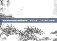 如何选择适合自己的反恐精英，全球攻势（CS:GO）国际服