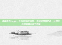 连续道具csgo，CSGO高手进阶，连续道具的艺术，让对手在烟雾和闪光中绝望