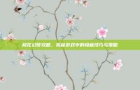 桃花幻梦攻略，揭秘游戏中的隐藏技巧与策略