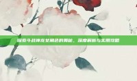 探索斗战神龙女角色的奥秘，深度解析与实用攻略