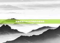 掌握极品飞车13手柄的终极指南