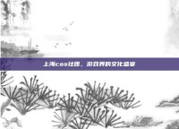 上海cos社团，游戏界的文化盛宴