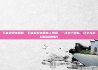 王者荣耀关昵称，王者荣耀关昵称上热搜，一场关于隐私、社交与游戏体验的博弈