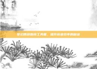 梦幻西游跑商工具箱，提升商业效率的秘诀