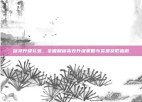 剑灵升级礼包，全面解析高效升级策略与资源获取指南