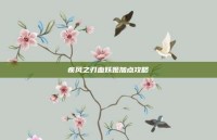 疾风之刃血妖姬加点攻略