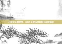 刀锋之上的豪情，DNF土豪玩法分析与攻略揭秘