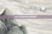 DNF幸运购物活动在哪抽奖？