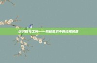 剑灵白鸟之翼——揭秘游戏中的终极装备