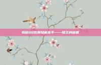 揭秘QQ炫舞隐藏高手——隐王的秘籍