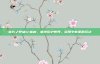 信长之野望12革新，重绘历史世界，探索全新策略玩法