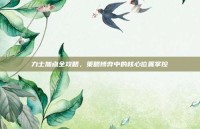 力士加点全攻略，策略博弈中的核心位置掌控