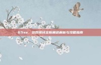 65ss，游戏领域全新角色解析与攻略指南