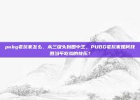 pubg老玩家怎么，从三级头到圈中王，PUBG老玩家如何找回当年吃鸡的快乐？