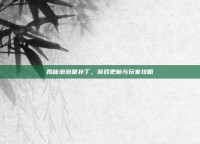 揭秘泡泡堂补丁，游戏更新与玩家攻略