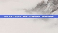 csgo 灯光，CSGO灯光，照亮你上分之路的视觉秘籍，职业哥都在偷偷调！