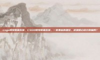 csgo账号数据互换，CSGO账号数据互换，一夜暴富的捷径，还是精心设计的骗局？
