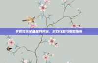 掌握完美军备箱的奥秘，游戏攻略与策略指南