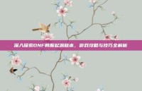 深入探索DNF韩服起源版本，游戏攻略与技巧全解析