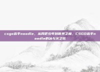 csgo选手noodle，从网吧少年到世界之巅，CSGO选手noodle的冰与火之歌