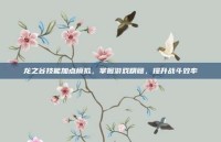 龙之谷技能加点模拟，掌握游戏精髓，提升战斗效率