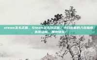 steam怎么正版，Steam怎么玩正版？小白必看的入坑指南，告别盗版，拥抱快乐！