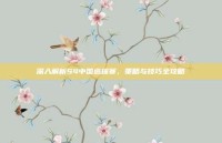 深入解析S4中国选拔赛，策略与技巧全攻略