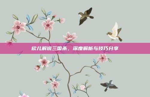欣儿解说三国杀,深度解析与技巧分享
