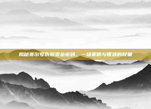 揭秘赛尔号伪装堡垒密码,一场策略与智慧的较量