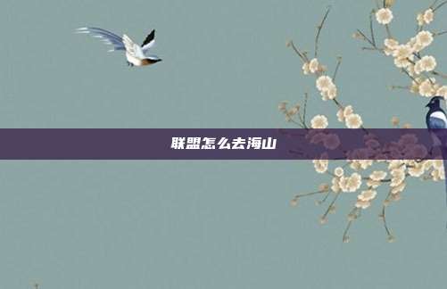 联盟怎么去海山