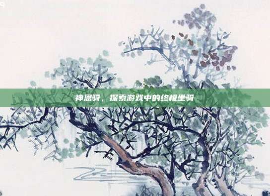 神恩骑，探索游戏中的终极坐骑