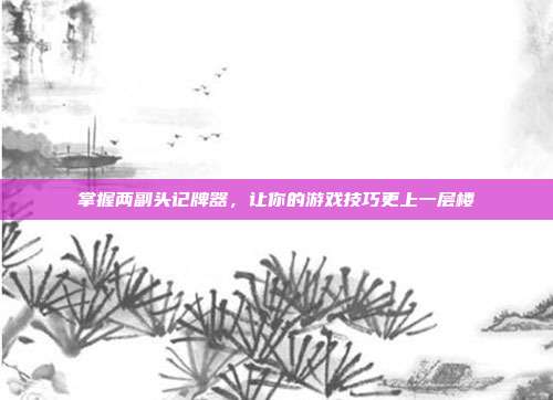 掌握两副头记牌器,让你的游戏技巧更上一层楼