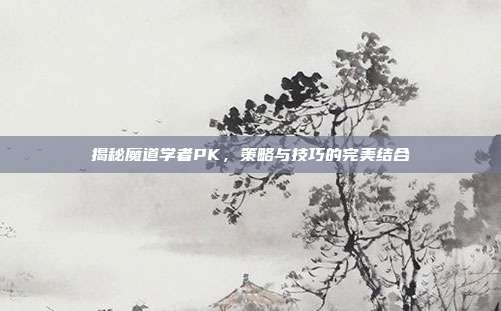 揭秘魔道学者PK,策略与技巧的完美结合