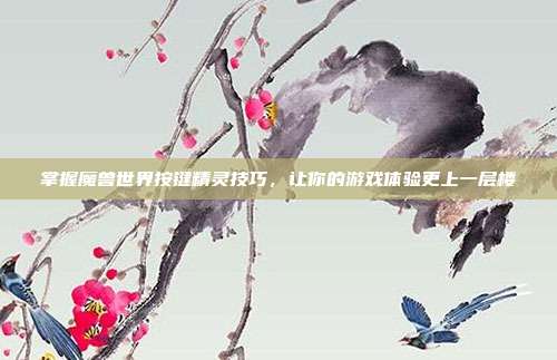 掌握魔兽世界按键精灵技巧，让你的游戏体验更上一层楼