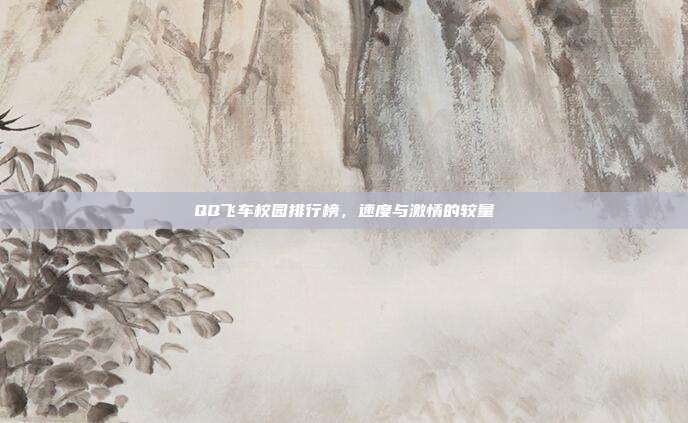 QQ飞车校园排行榜,速度与激情的较量