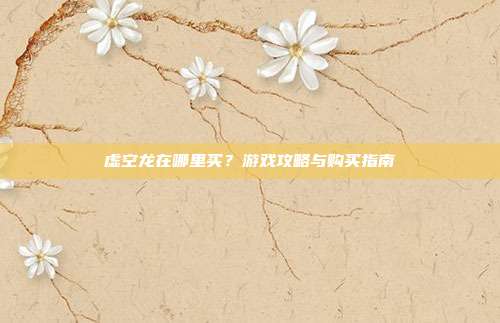 虚空龙在哪里买?游戏攻略与购买指南