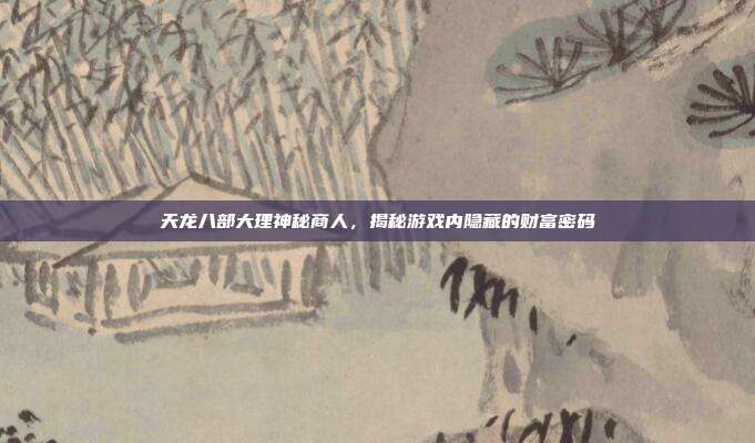 天龙八部大理神秘商人,揭秘游戏内隐藏的财富密码