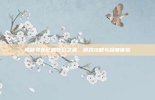 揭秘寻龙记的奇幻之旅,游戏攻略与深度体验