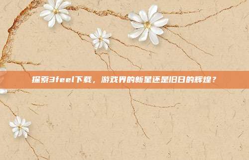 探索3feel下载,游戏界的新星还是旧日的辉煌?