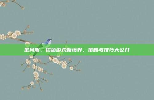 星月服，揭秘游戏新境界，策略与技巧大公开