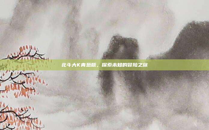 北斗大K青葱版,探索未知的冒险之旅